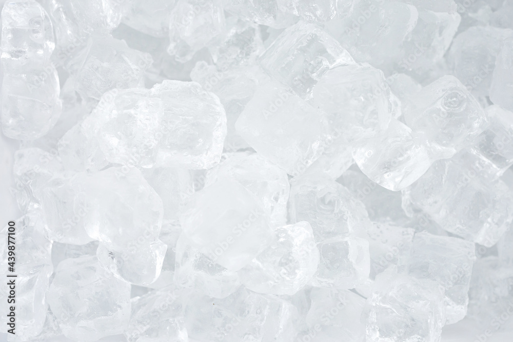 Ice background. Top view of small ice cubes. Ice background. Top view of small ice cubes.