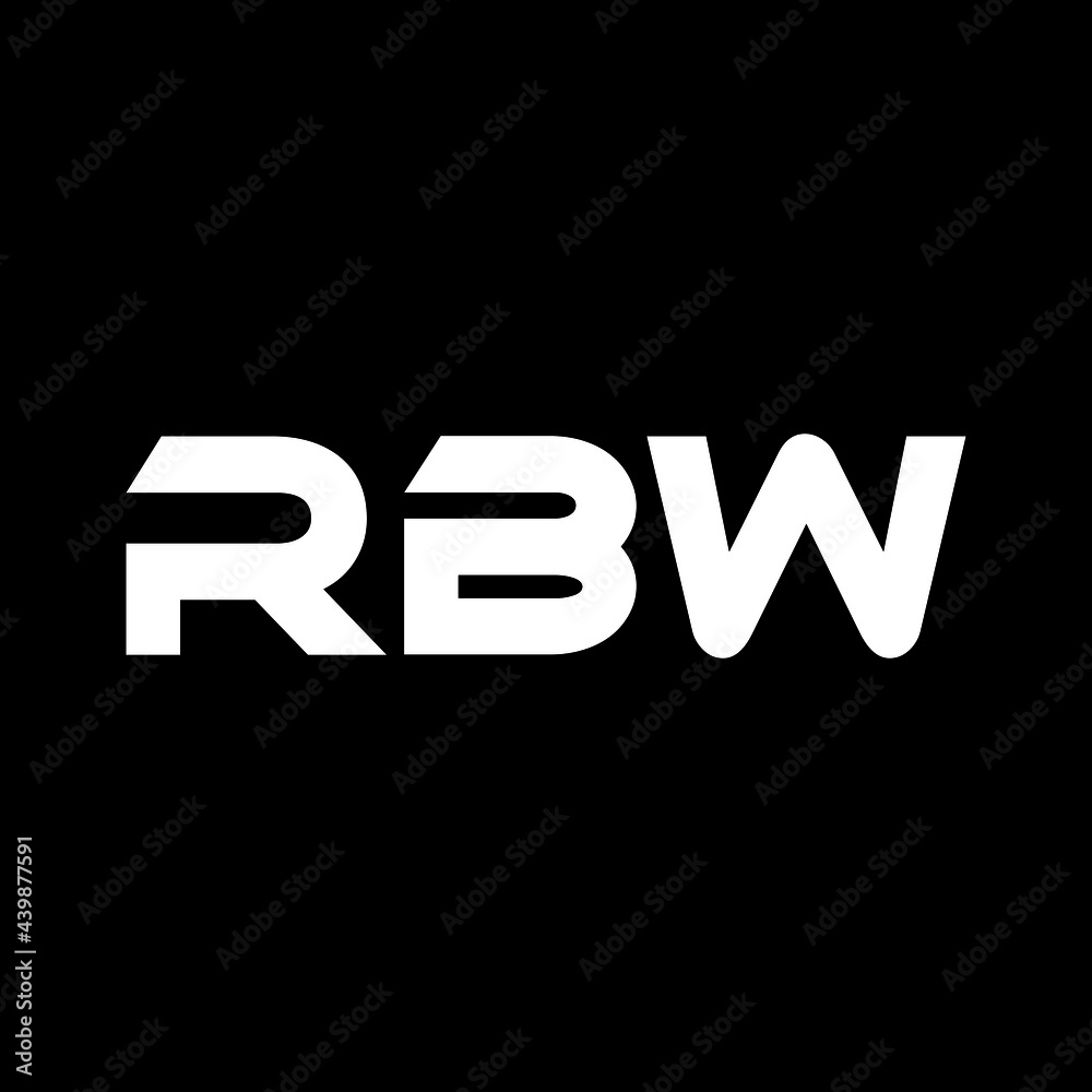 RBW letter logo design with black background in illustrator, vector logo modern alphabet font overlap style. calligraphy designs for logo, Poster, Invitation, etc. RBW letter logo design with black background in illustrator, vector logo modern alphabet font overlap style. calligraphy designs for logo, Poster, Invitation, etc.