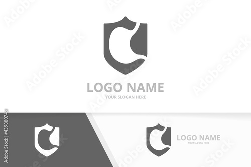 Vector stomach and book logo combination. Unique gastrointestinal tract and library logotype design template.