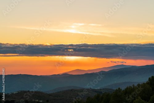 Fototapeta Naklejka Na Ścianę i Meble -  mountainous landscape in southern Spain