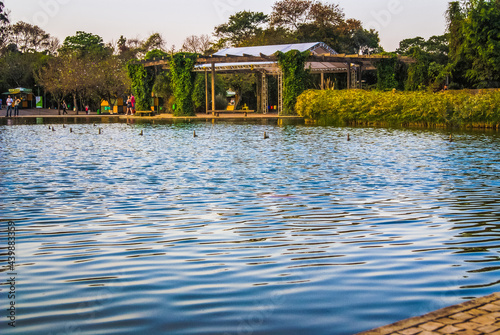 Lake at Mangabeiras Park in Belo Horizonte, Minas Gerais Brazil