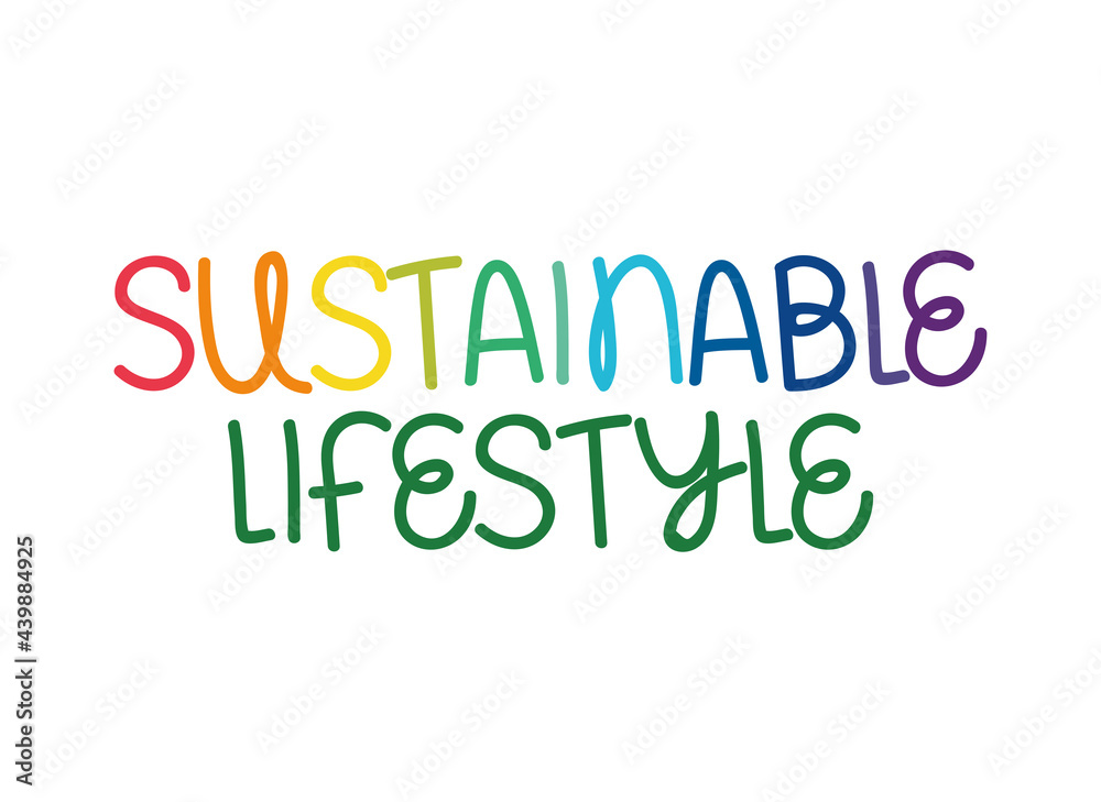 sustainable letterign design