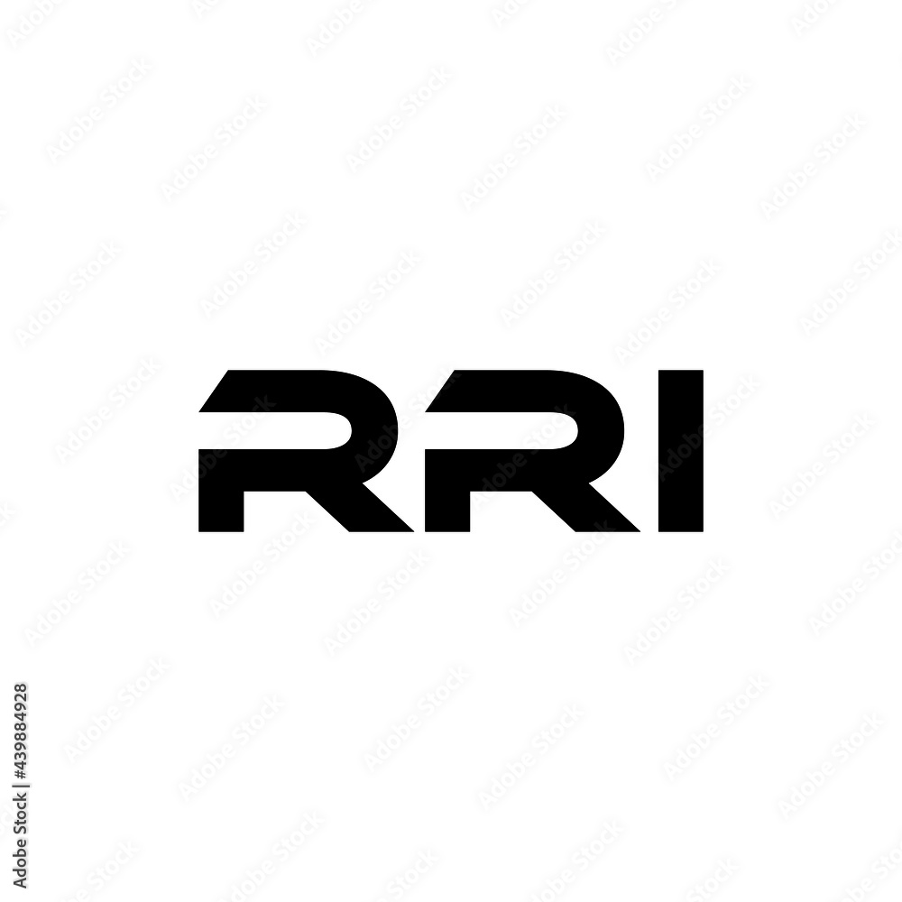 RRI letter logo design with white background in illustrator, vector logo modern alphabet font overlap style. calligraphy designs for logo, Poster, Invitation, etc.
