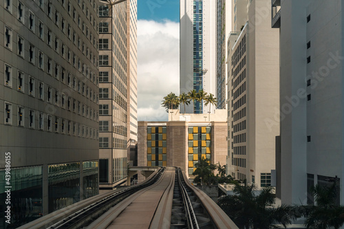 Railway in Miami, Florida. USA. photo