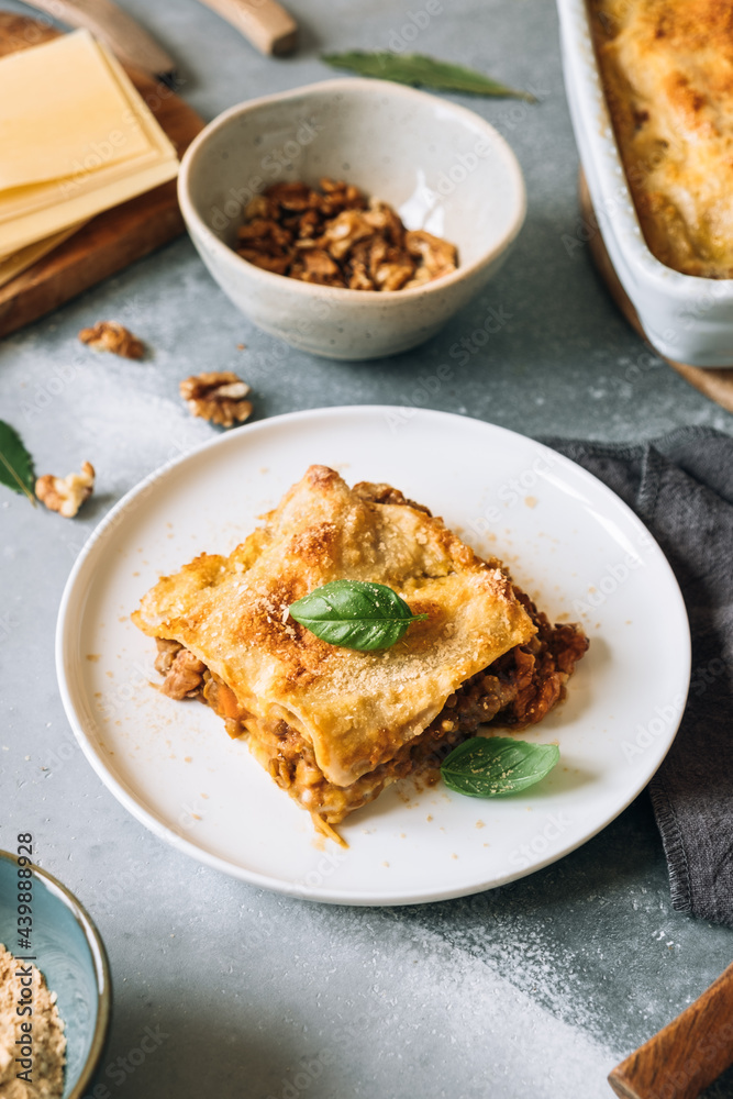 Lentils lasagna Lentils lasagna