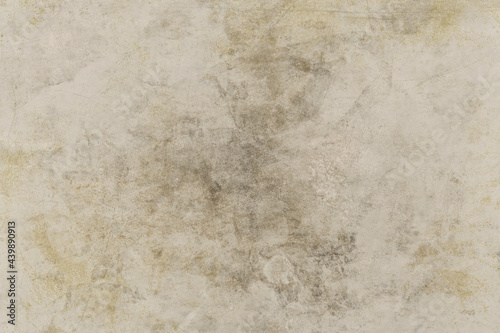 Old wall background. Painted illustration. Grunge template for design. Beige background texture for business. Blank. Aged wallpaper for card. Vintage. Handmade textured backdrop.