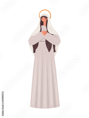 figure of beautiful mary