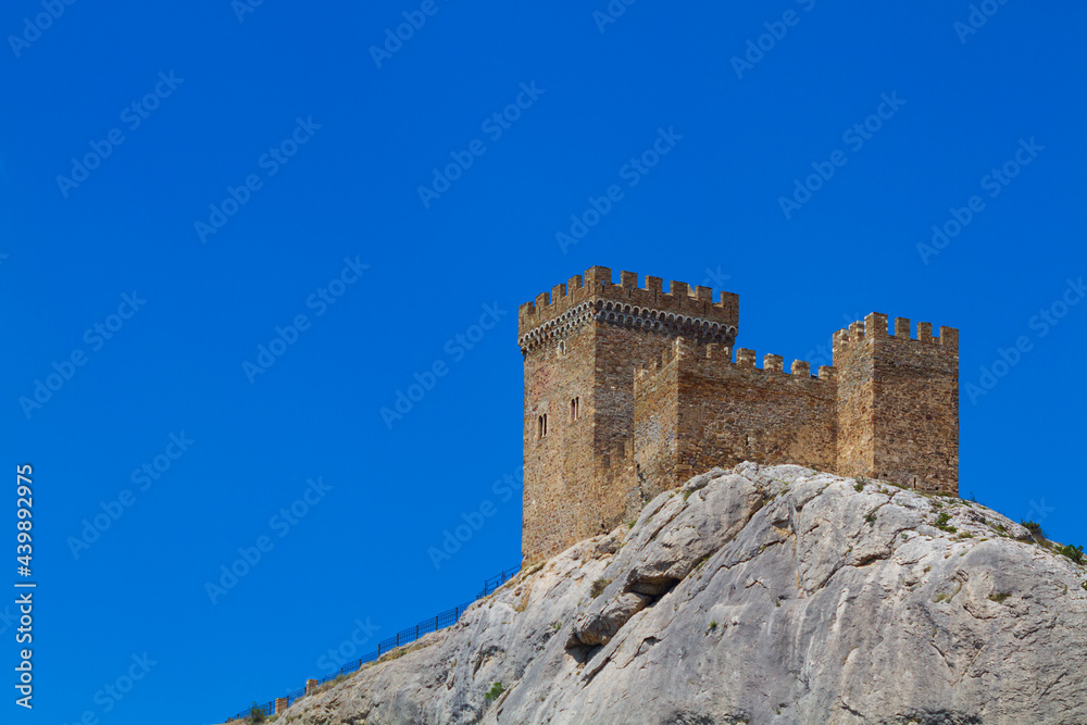 Sudak Castle in Crimea
