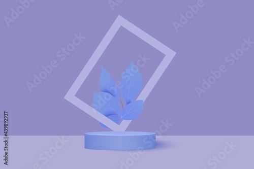 Cosmetic product showcase platform, shopfront, display case or birthday.