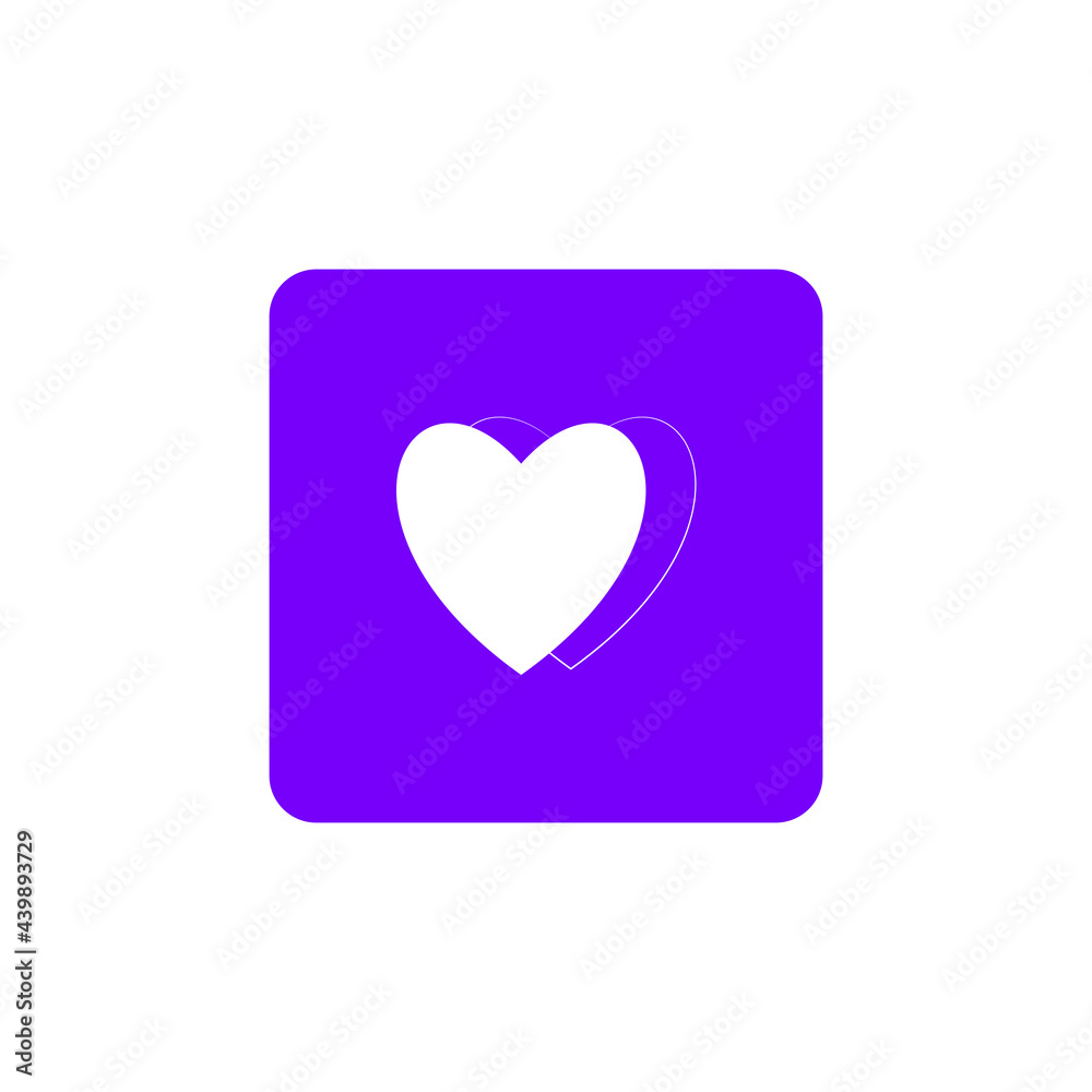 Heart icon. Vector image for design of applications and sites. Heart icon. Vector image for design of applications and sites.