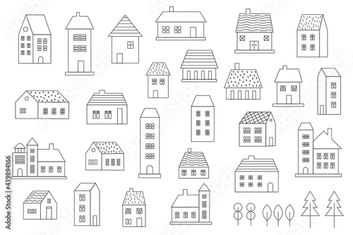 Illustration of urban architecture