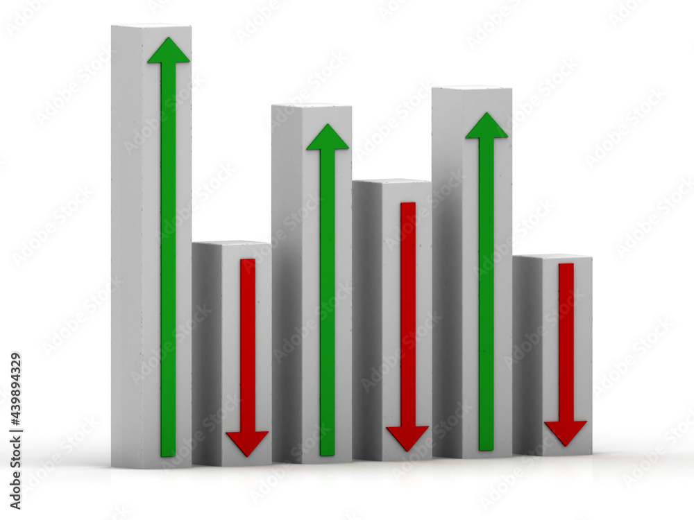 3d rendering Stock market online business concept. business Graph and business theme 3d rendering Stock market online business concept. business Graph and business theme