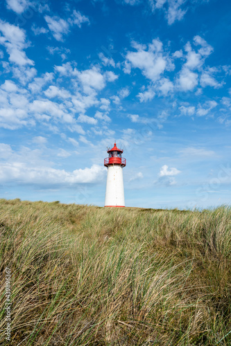 Lighthouse List West in summer  Sylt  Schleswig-Holstein  Germany