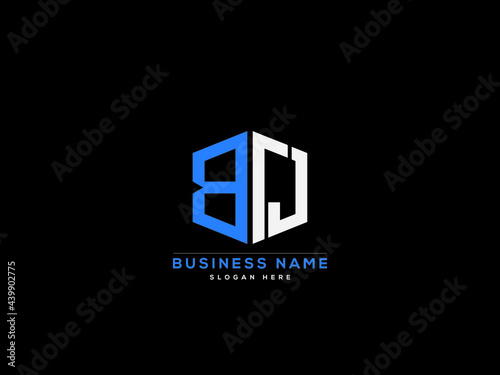 Letter BJ Logo, creative bj logo icon vector for business