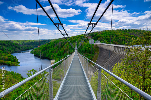 The Titan RT pedestrian suspension bridge in the Harz Mountains photo