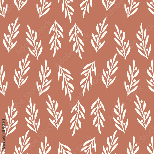 pattern with leaves