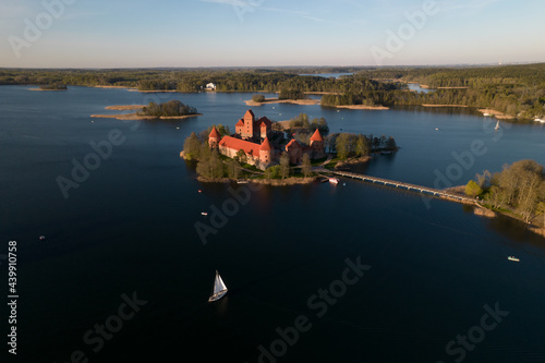 Beautiful Location. Castle On The Lake. photo