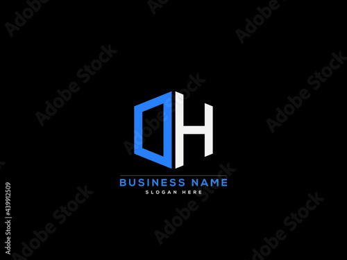 Letter DH Logo, creative dh logo icon vector for business