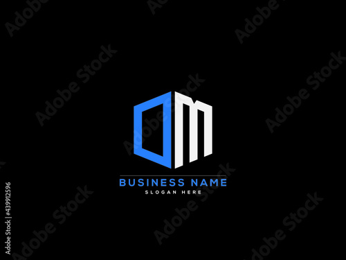 Letter DM Logo, creative dm logo icon vector for business