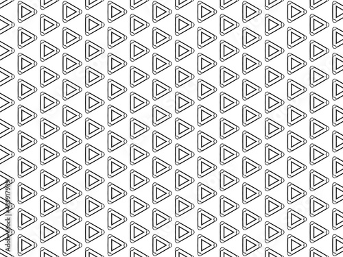 Geometric pattern on white background