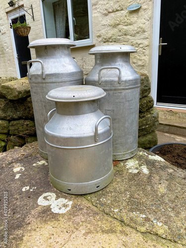 A view of some old Milk Churns