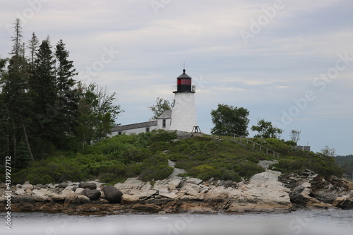 Beautiful Coastal Maine Lighthouse Building