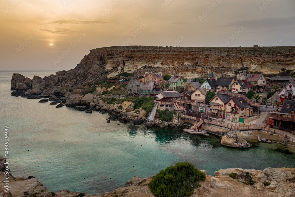 the town of Popeye the Sailor in Malta