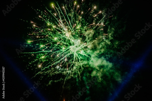fireworks in the night sky celebration