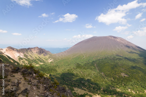 黒斑山、蛇骨岳、仙人岳　Jバンド　 浅間火山　ジオサイト　外輪山縦走 © apiox
