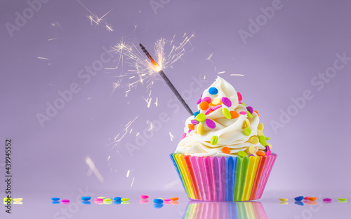 Photography Birthday cupcake