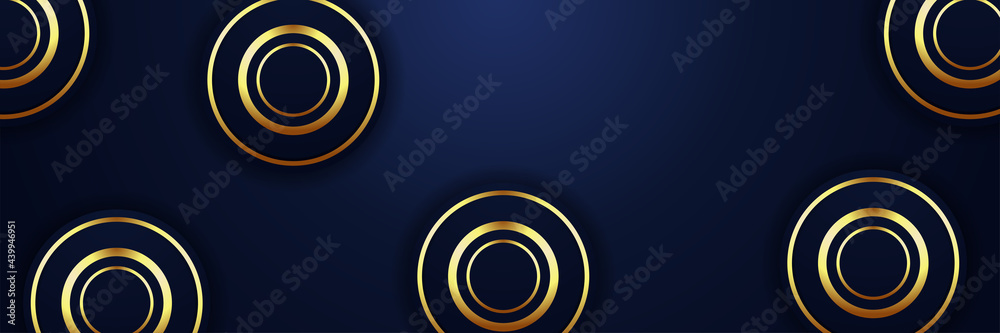 Minimal geometric dark blue shapes gradation banner with gold and orange lines composition . Modern dynamic bright Abstract futuristic bright graphic background poster texture design Minimal geometric dark blue shapes gradation banner with gold and orange lines composition . Modern dynamic bright Abstract futuristic bright graphic background poster texture design