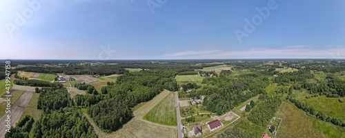 Krajobraz z lotu dron