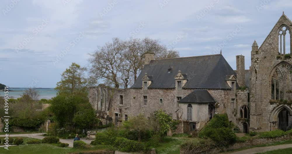 Abbey of Beauport, Paimpol, Cotes d Armor department, Brittany in France Abbey of Beauport, Paimpol, Cotes d Armor department, Brittany in France