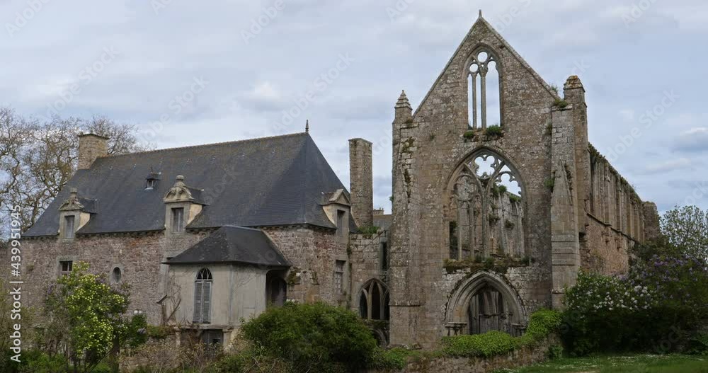 Abbey of Beauport, Paimpol, Cotes d Armor department, Brittany in France Abbey of Beauport, Paimpol, Cotes d Armor department, Brittany in France