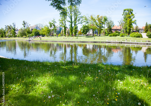 View of the Upper Pond. Kaliningrad, Russia.