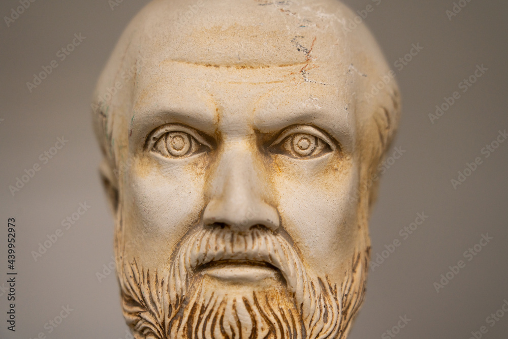 statue of a person, ancient greek medic - Hyppocrat statue of a person, ancient greek medic - Hyppocrat