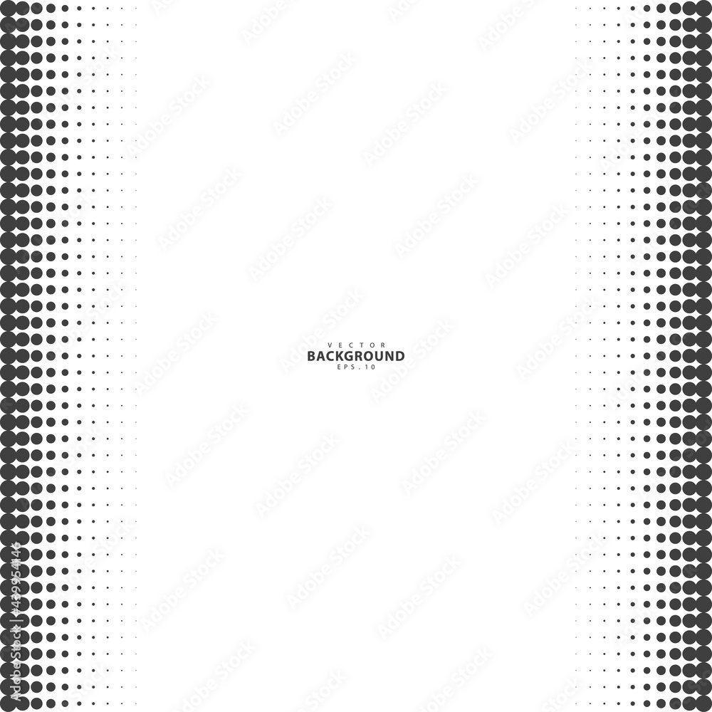 Abstract halftone dotted background. Futuristic grunge pattern, dot, wave. Vector modern optical pop art texture for posters, sites, business cards, cover, labels mock-up, vintage layout