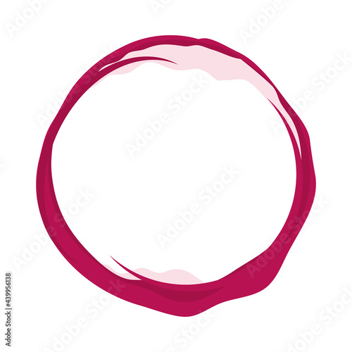 round wine stain