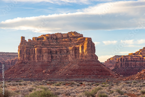 Rock formations in Valley of the Gods, Utah