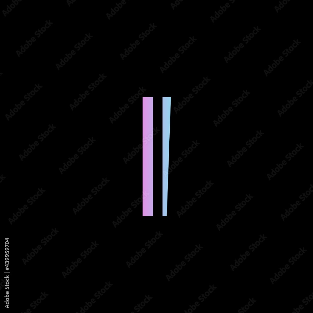 A creative beautiful number 1 design A creative beautiful number 1 design