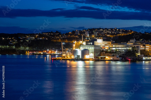 Landscapes from a cruise ship in Kristiansand, Norway