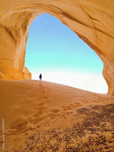 arch in the desert