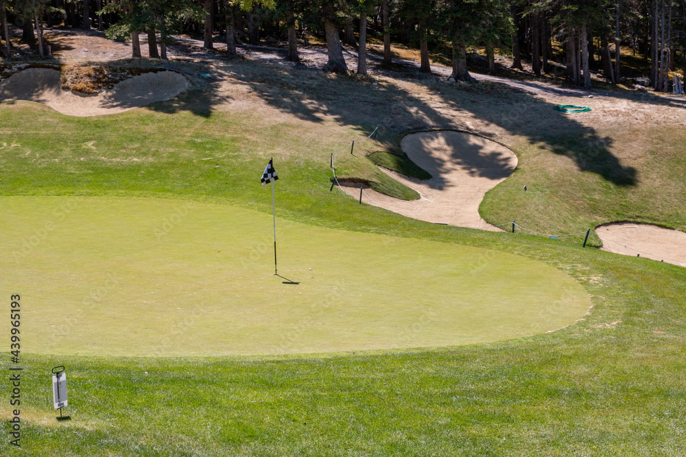 Obraz premium Golf course green