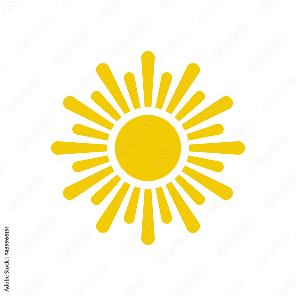 sun logo template vector icon sun logo template vector icon