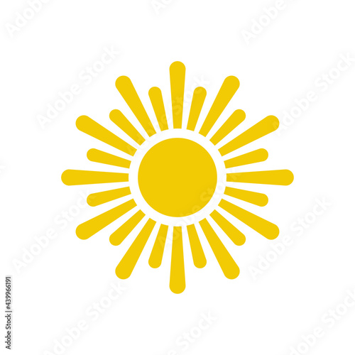 sun logo template vector icon