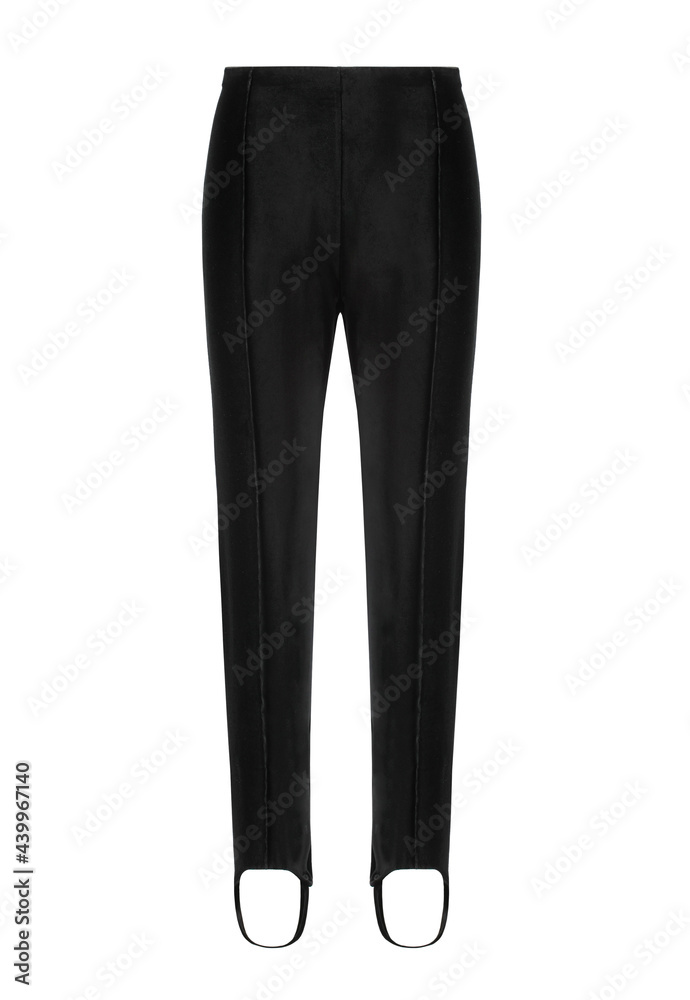 Black women's sport and fitness pants