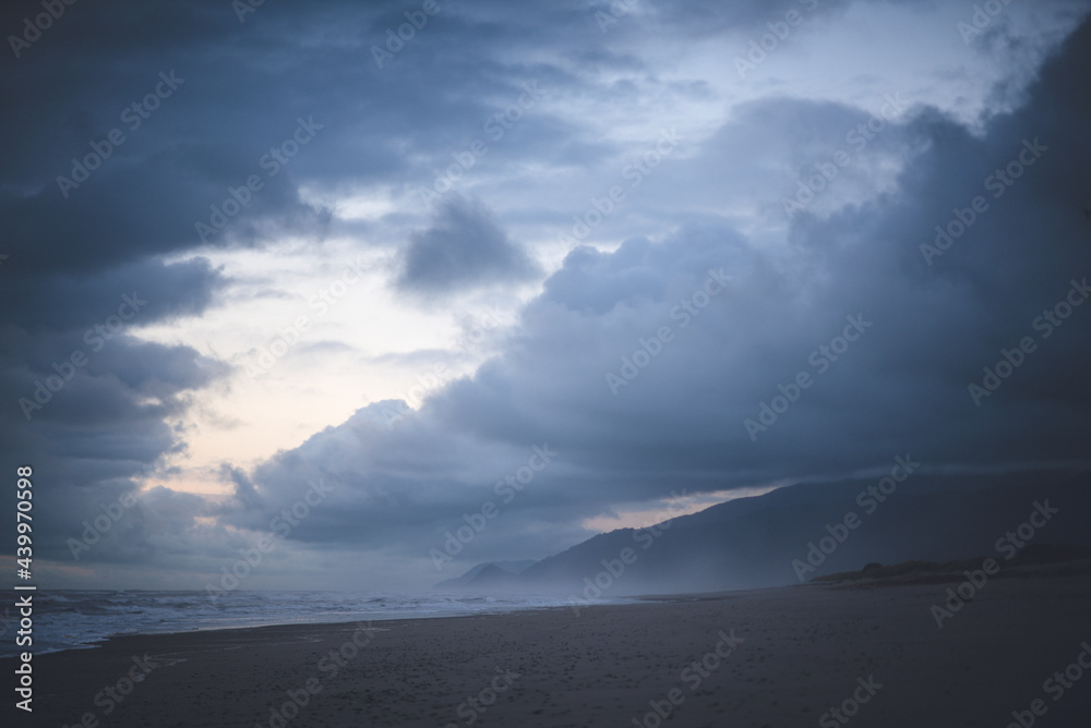 Storm Clouds over the Sea, Karamea, West Coast, New Zealand