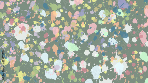 Bright colorful painted abstract art background. Spots of paint. Brushstrokes of paint. Modern art , Contemporary art. for creative wallpaper or design art work. vector illustration
