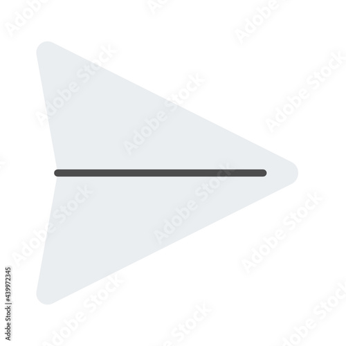 Flat sent icon