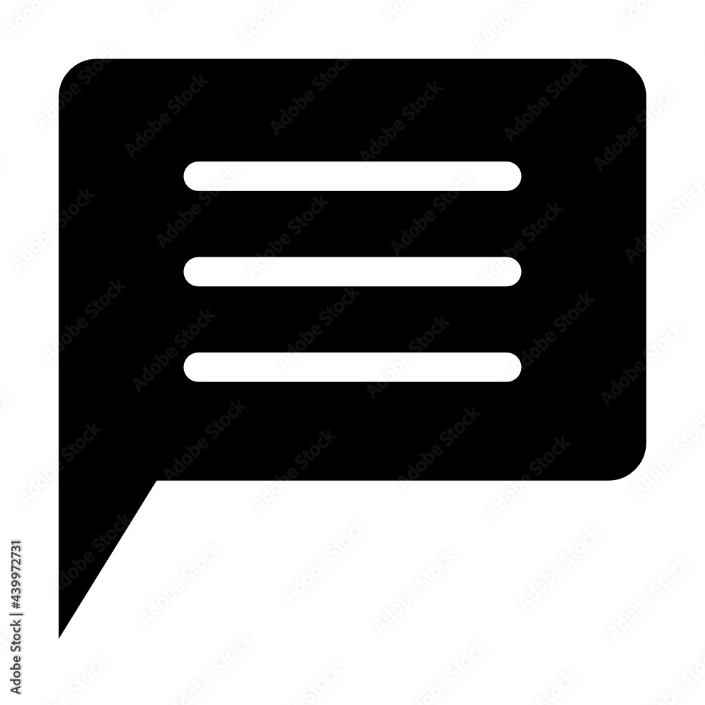 Glyph message icon Glyph message icon